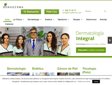 Tablet Screenshot of bonaderma.com